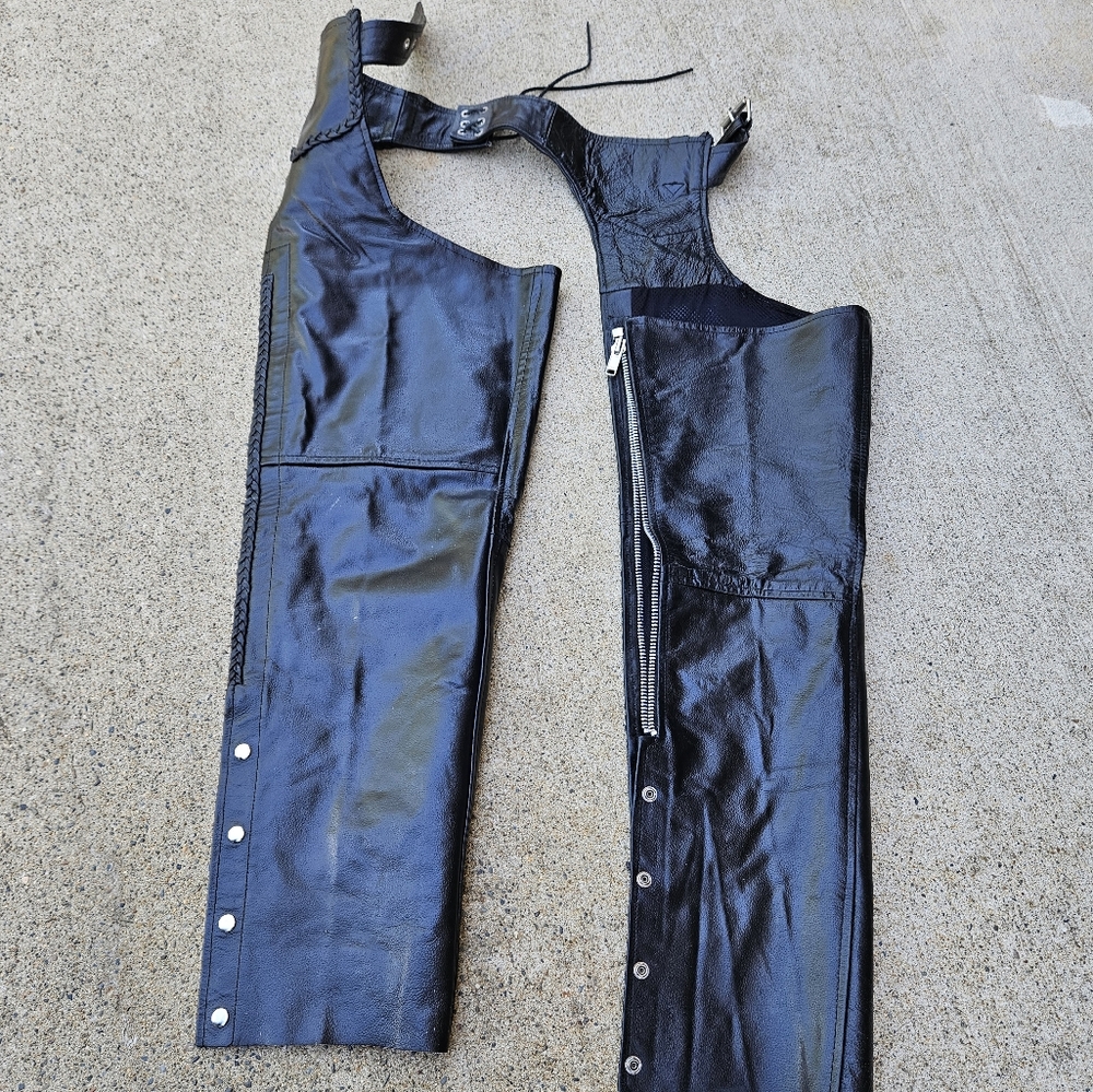 JR Leather Women's Motorcycle Chaps